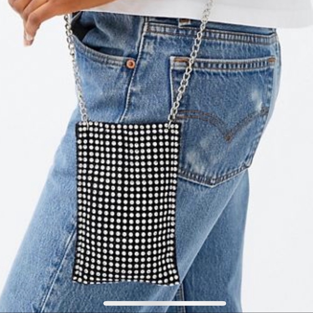 Steve Madden Call me rhinestone crossbody